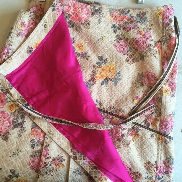 OILILY pleated wrap style floral skirt - Picture 6 of 6